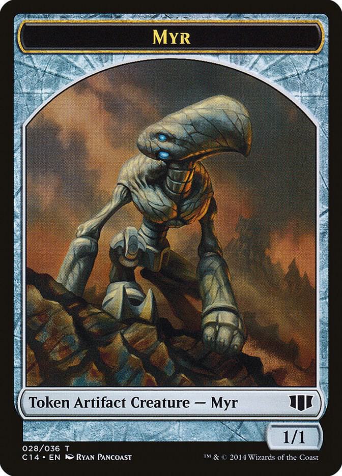 Myr Pentavite Double Sided Token 28 // 29 (Commander 2014)  | Good Games Adelaide SA
