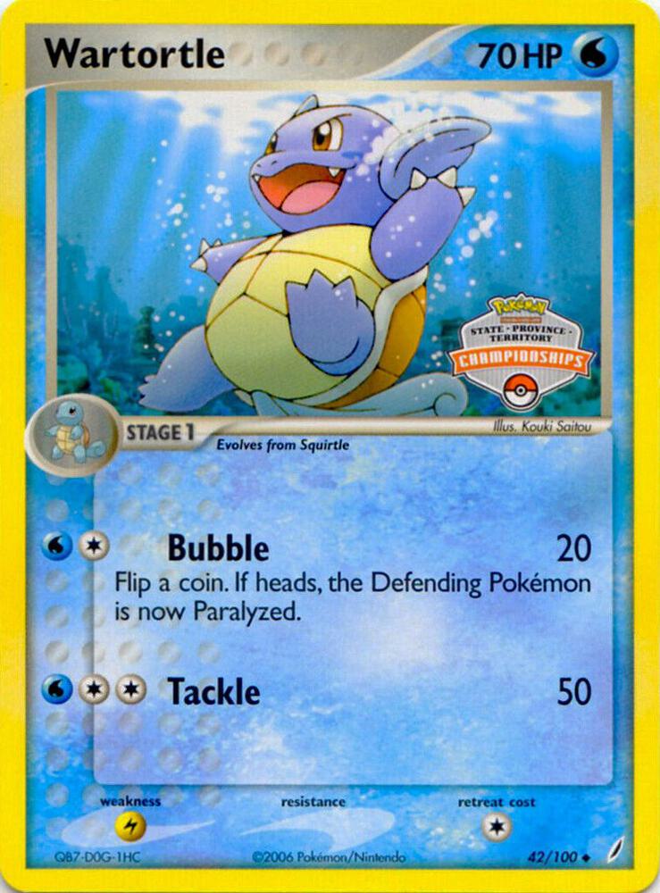 Wartortle 42 100 State Championships 042/100 (League & Championship Cards)  | Good Games Adelaide SA