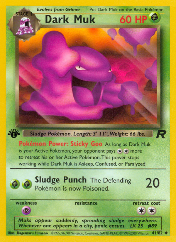 Dark Muk (41/82) [Team Rocket 1st Edition] | Good Games Adelaide SA