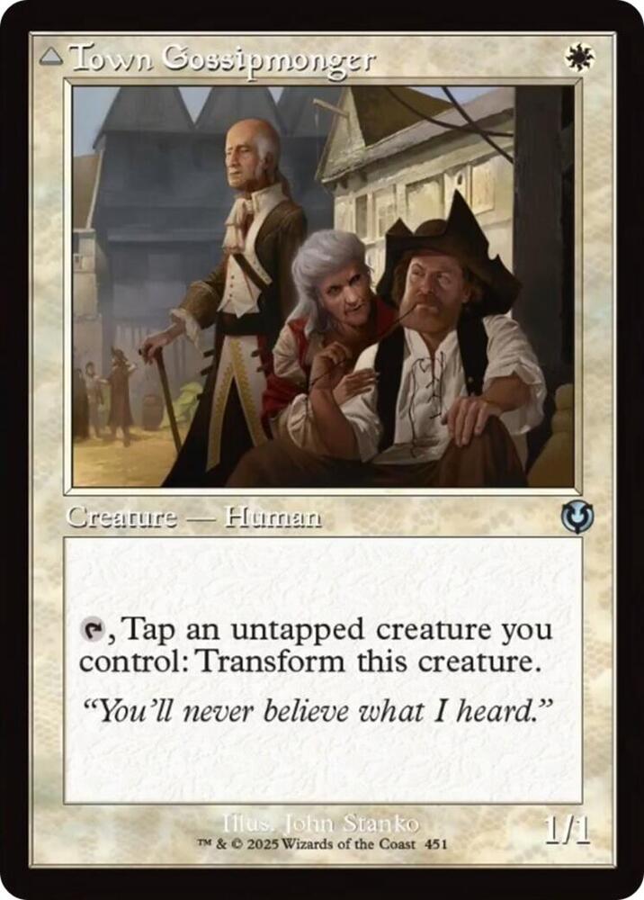 Town Gossipmonger 451 (Innistrad Remastered)  - Foil | Good Games Adelaide SA