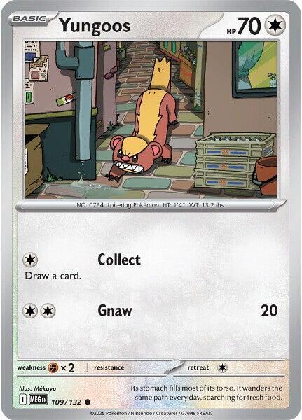 Yungoos 109/132 (ME01: Mega Evolution)  | Good Games Adelaide SA