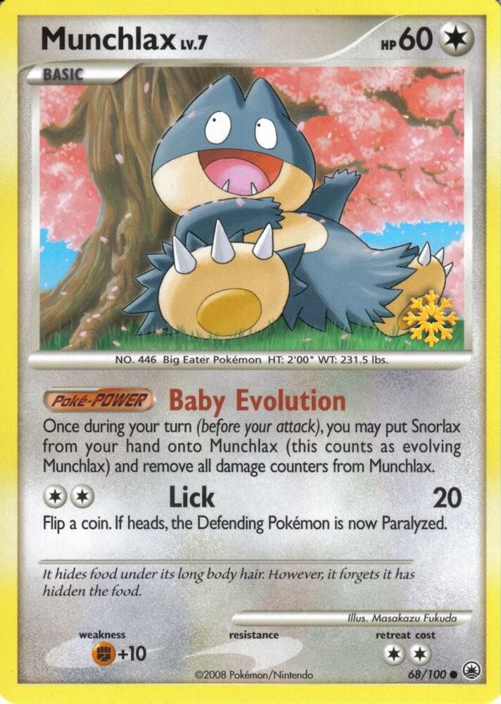 Munchlax 68 100 068/100 (Countdown Calendar Promos)  | Good Games Adelaide SA