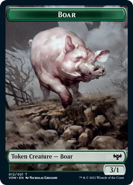 Boar Token 12 (Innistrad: Crimson Vow)  | Good Games Adelaide SA