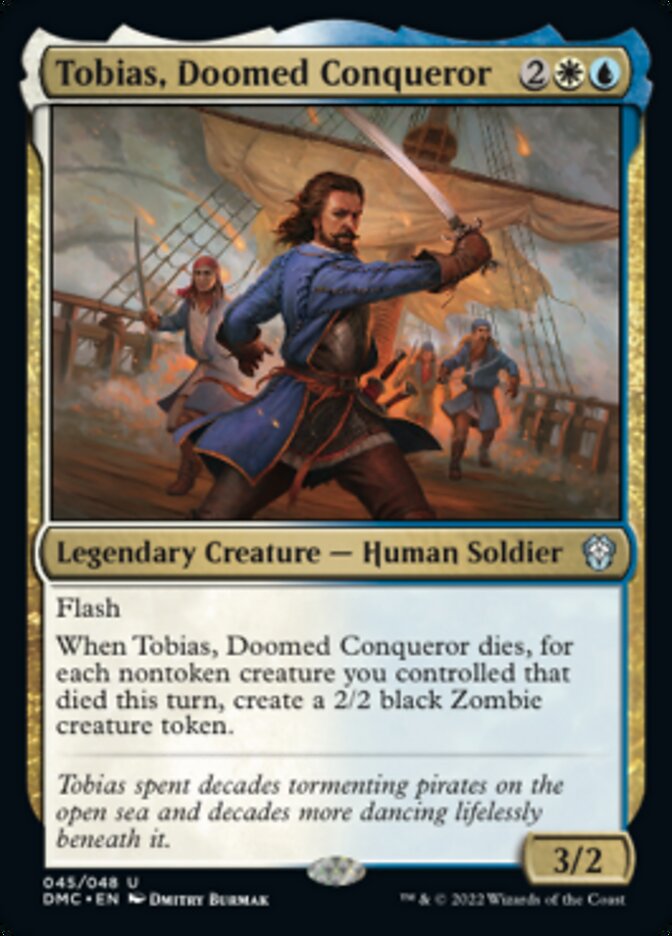 Tobias, Doomed Conqueror [Dominaria United Commander] | Good Games Adelaide SA