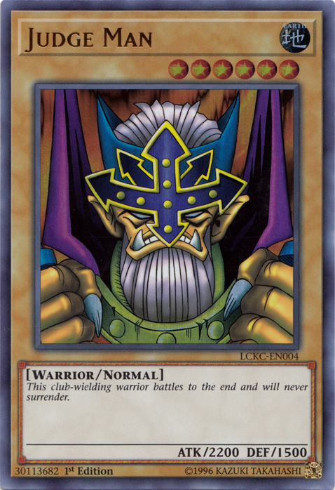 Judge Man [LCKC-EN004] Ultra Rare | Good Games Adelaide SA
