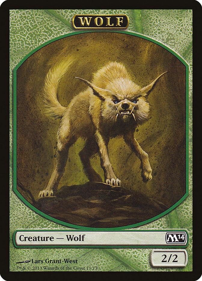 Wolf Token [Magic 2014 Tokens] | Good Games Adelaide SA