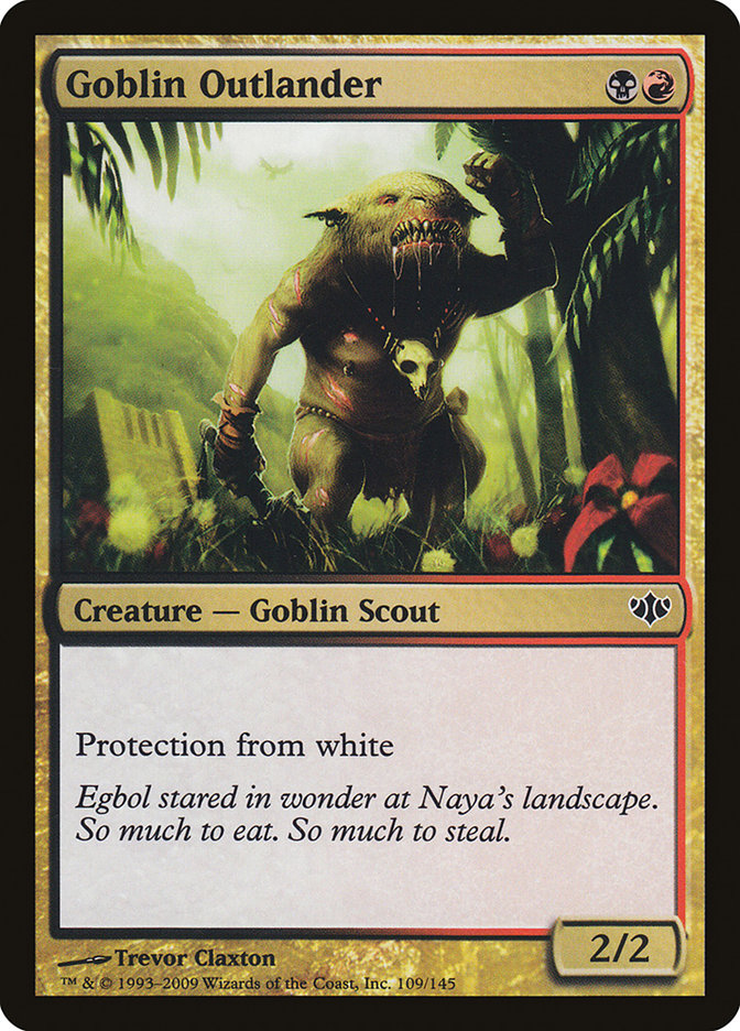 Goblin Outlander 109 (Conflux)  - Foil | Good Games Adelaide SA