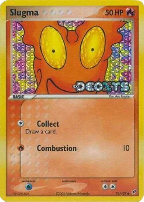 Slugma (74/107) (Stamped) [EX: Deoxys] | Good Games Adelaide SA
