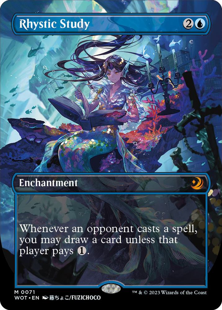 Rhystic Study 71 (Wilds of Eldraine: Enchanting Tales)  - Foil | Good Games Adelaide SA