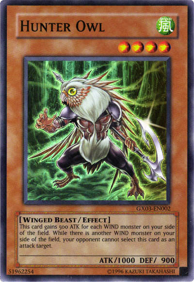 Hunter Owl [GX03-EN002] Super Rare | Good Games Adelaide SA