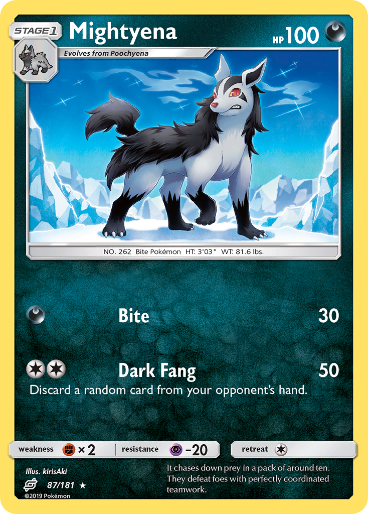 Mightyena (87/181) [Sun & Moon: Team Up] | Good Games Adelaide SA
