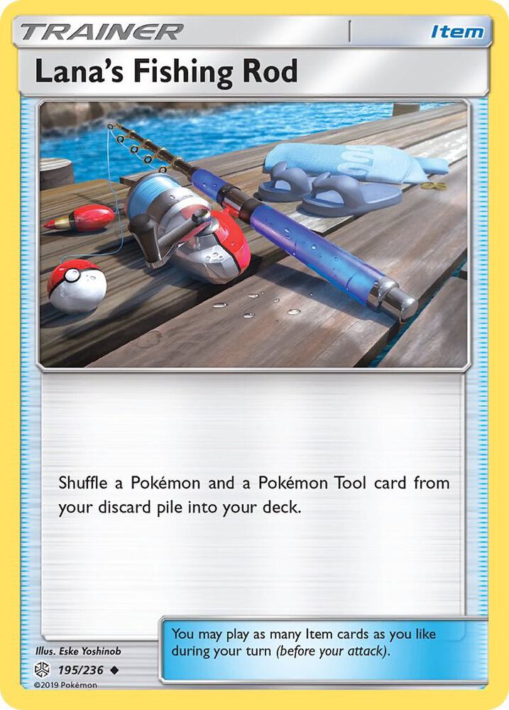 Lana's Fishing Rod 195/236 (SM - Cosmic Eclipse)  | Good Games Adelaide SA