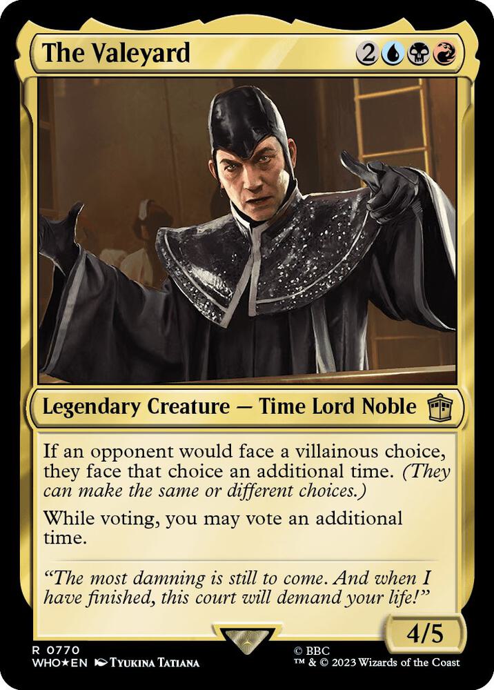 The Valeyard 770 (Universes Beyond: Doctor Who)  - Foil | Good Games Adelaide SA