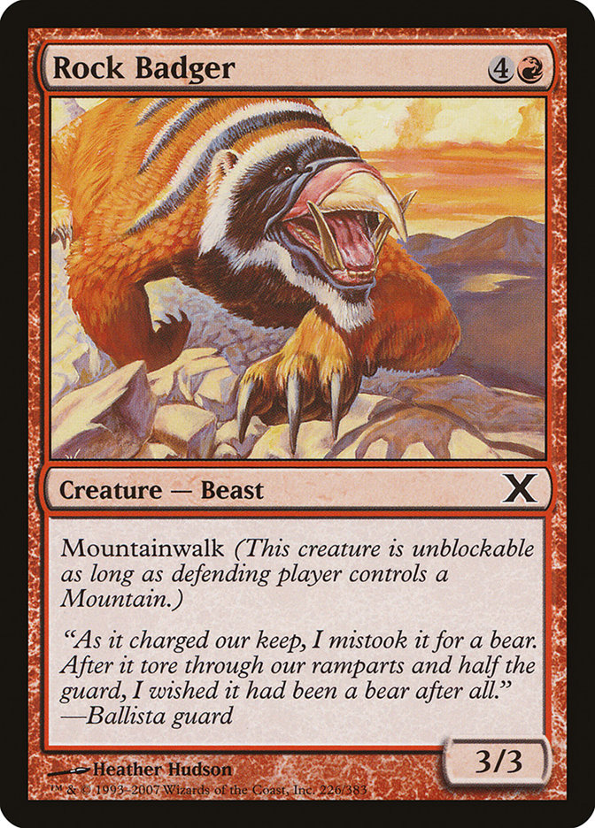 Rock Badger 226 (10th Edition)  | Good Games Adelaide SA