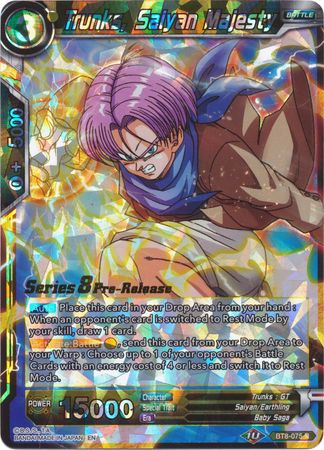Trunks, Saiyan Majesty (Malicious Machinations) [BT8-075_PR] | Good Games Adelaide SA