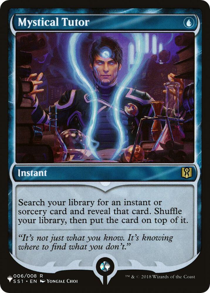 Mystical Tutor 006/008 (The List Reprints)  | Good Games Adelaide SA