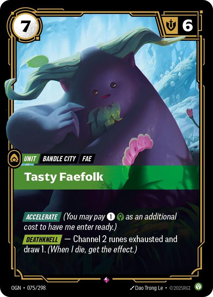 Tasty Faefolk 075/298 (Origins)  - Foil | Good Games Adelaide SA