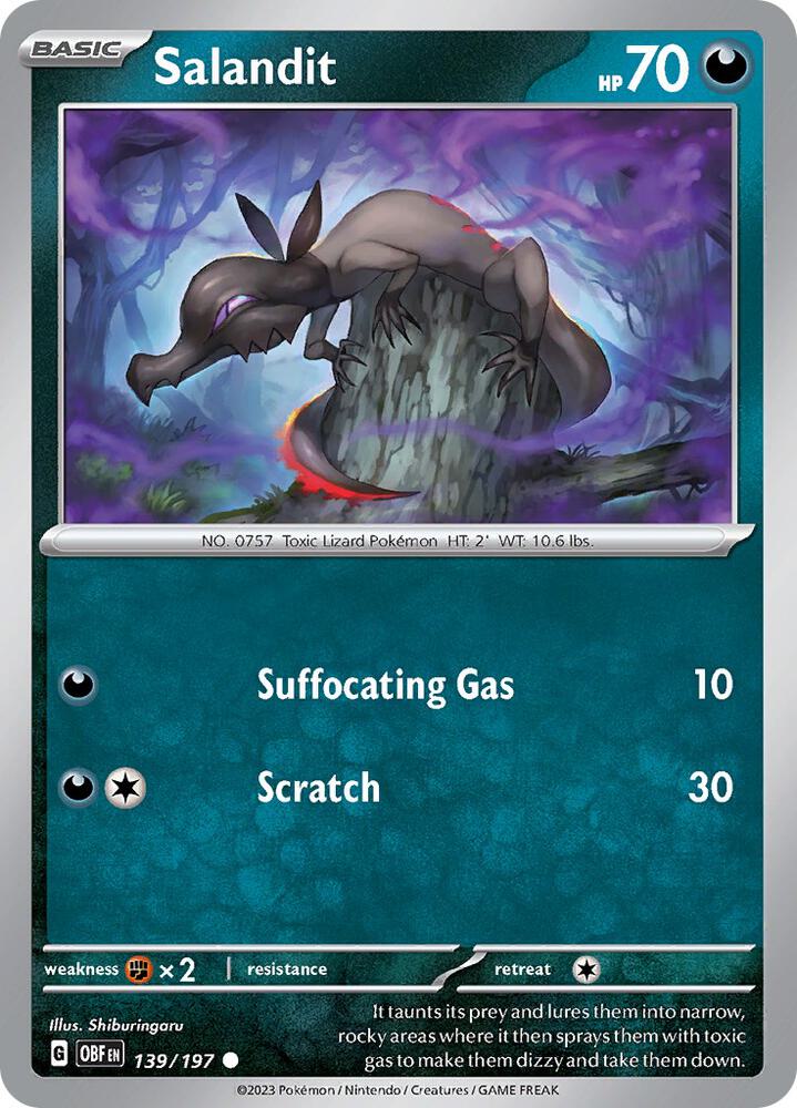 Salandit 139/197 (SV03: Obsidian Flames)  | Good Games Adelaide SA