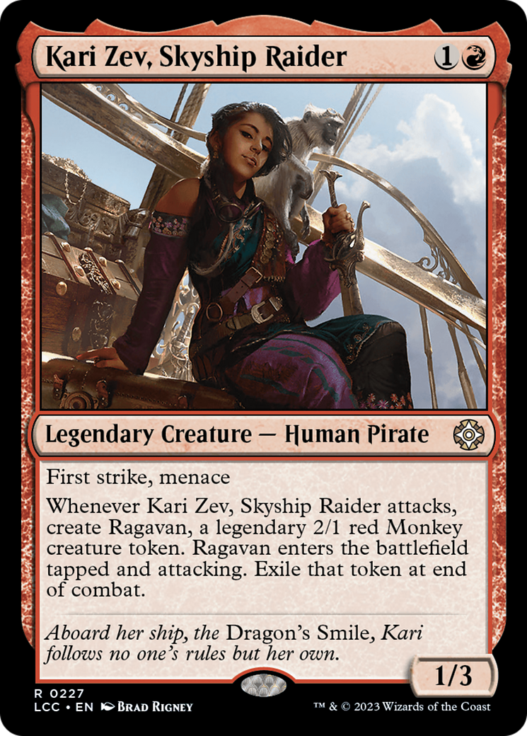 Kari Zev, Skyship Raider [The Lost Caverns of Ixalan Commander] | Good Games Adelaide SA