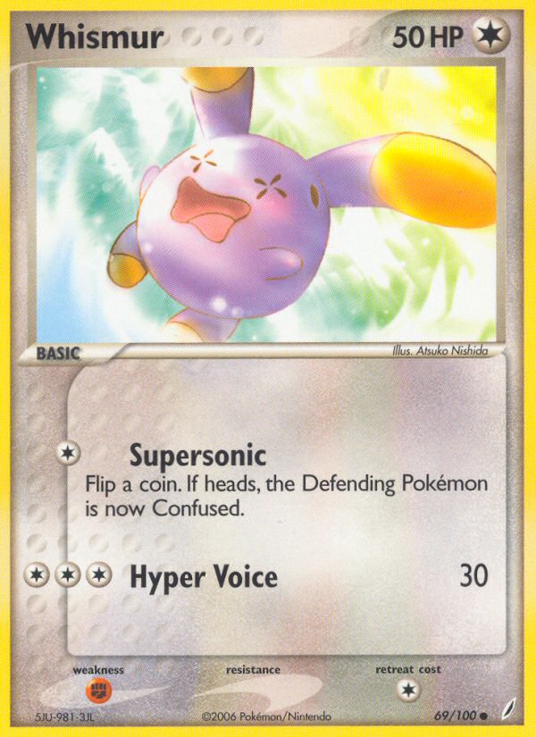 Whismur (69/100) [EX: Crystal Guardians] | Good Games Adelaide SA