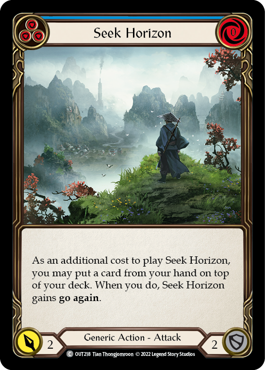 Seek Horizon (Blue) [OUT218] (Outsiders) | Good Games Adelaide SA