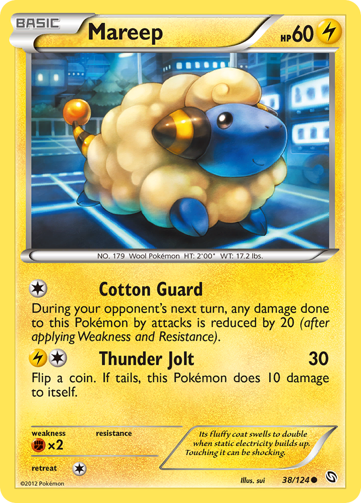 Mareep (38/124) [Black & White: Dragons Exalted] | Good Games Adelaide SA