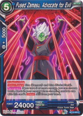 Fused Zamasu, Advocate for Evil (BT10-053) [Rise of the Unison Warrior 2nd Edition] | Good Games Adelaide SA