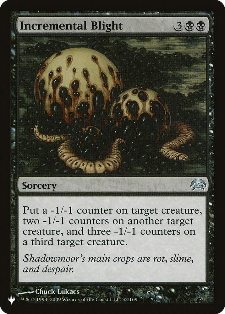 Incremental Blight 32/169 (The List Reprints)  | Good Games Adelaide SA