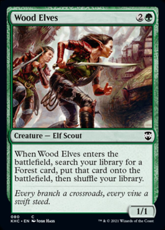 Wood Elves [Kaldheim Commander] | Good Games Adelaide SA