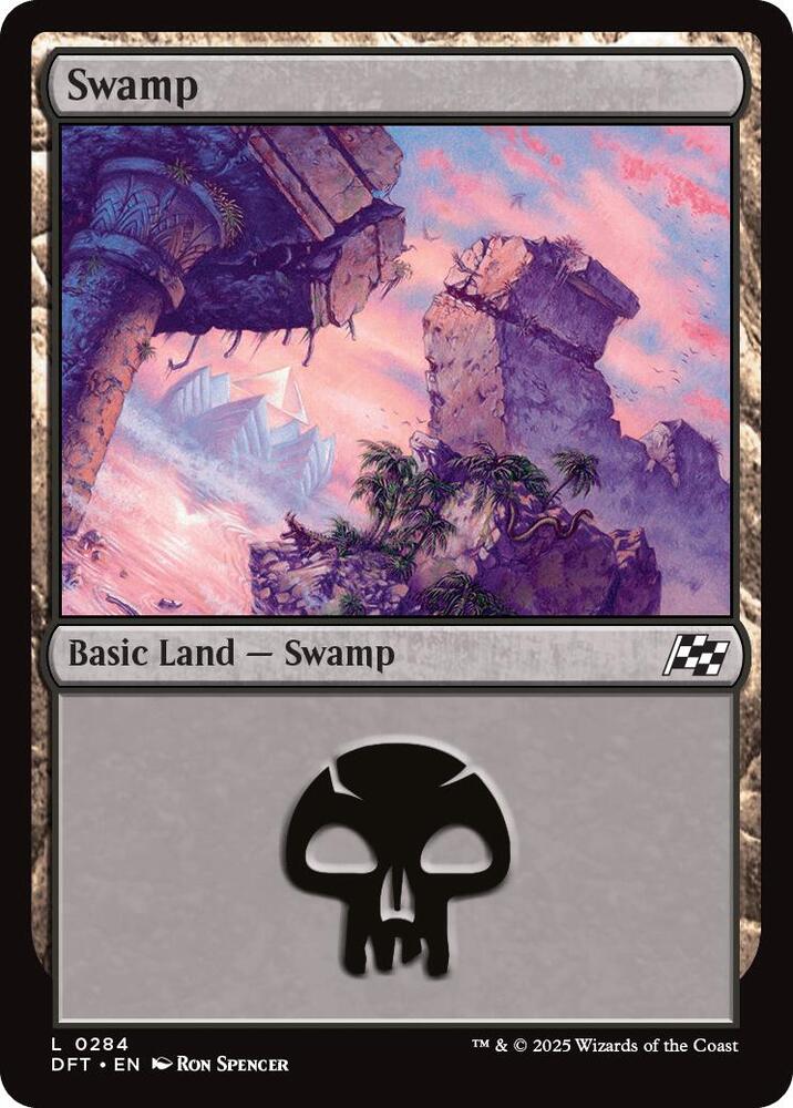 Swamp 284 (Aetherdrift)  - Foil | Good Games Adelaide SA