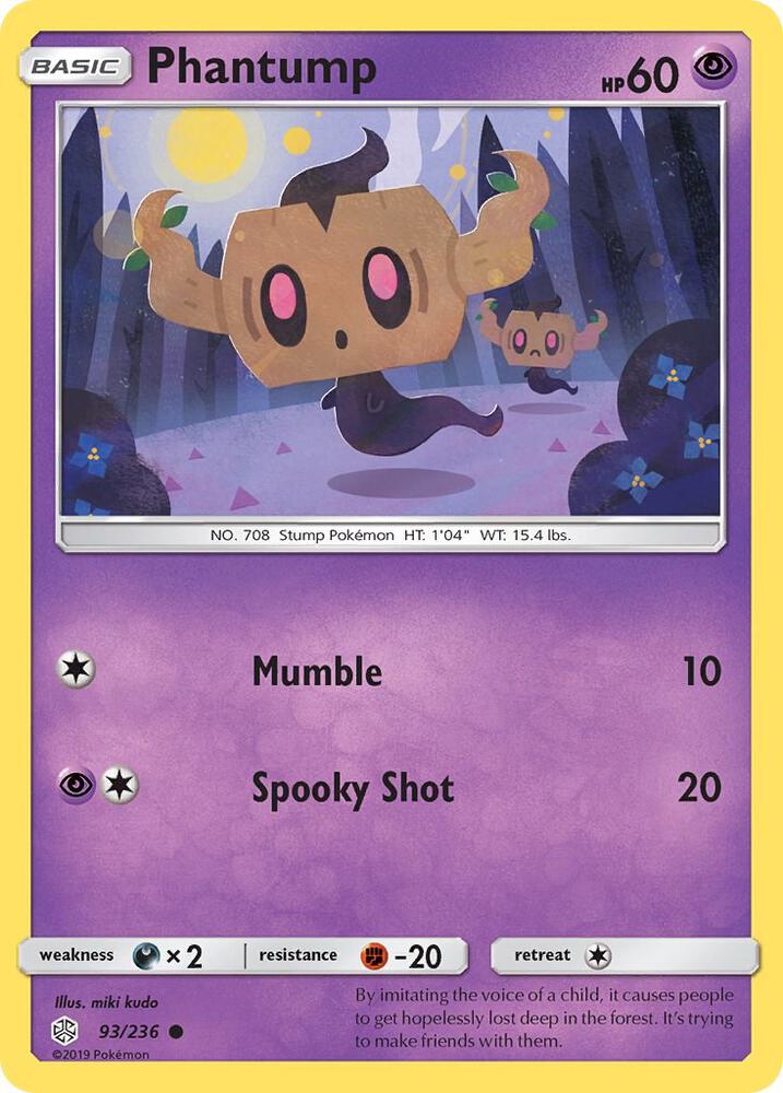 Phantump 93/236 (SM - Cosmic Eclipse)  | Good Games Adelaide SA