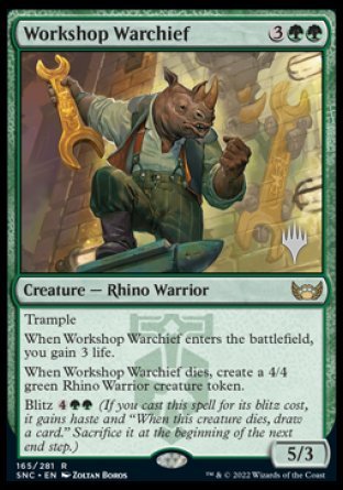 Workshop Warchief (Promo Pack) [Streets of New Capenna Promos] | Good Games Adelaide SA