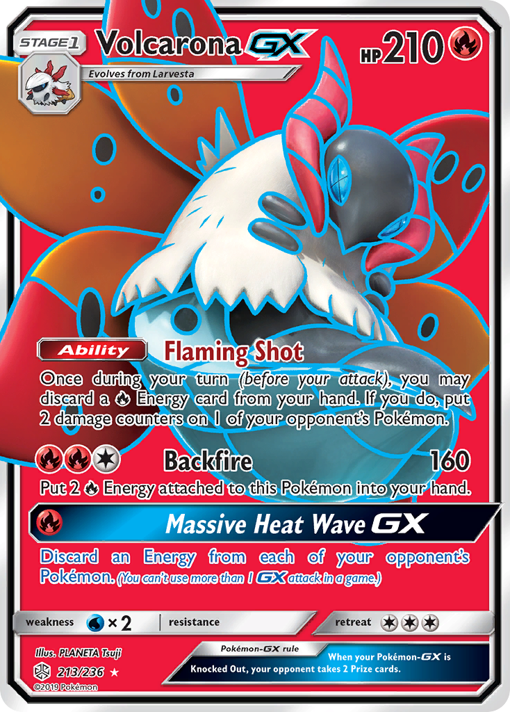 Volcarona GX (213/236) [Sun & Moon: Cosmic Eclipse] | Good Games Adelaide SA