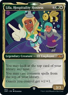 Lila Hospitality Hostess Showcase 262 (Unfinity)  - Foil | Good Games Adelaide SA