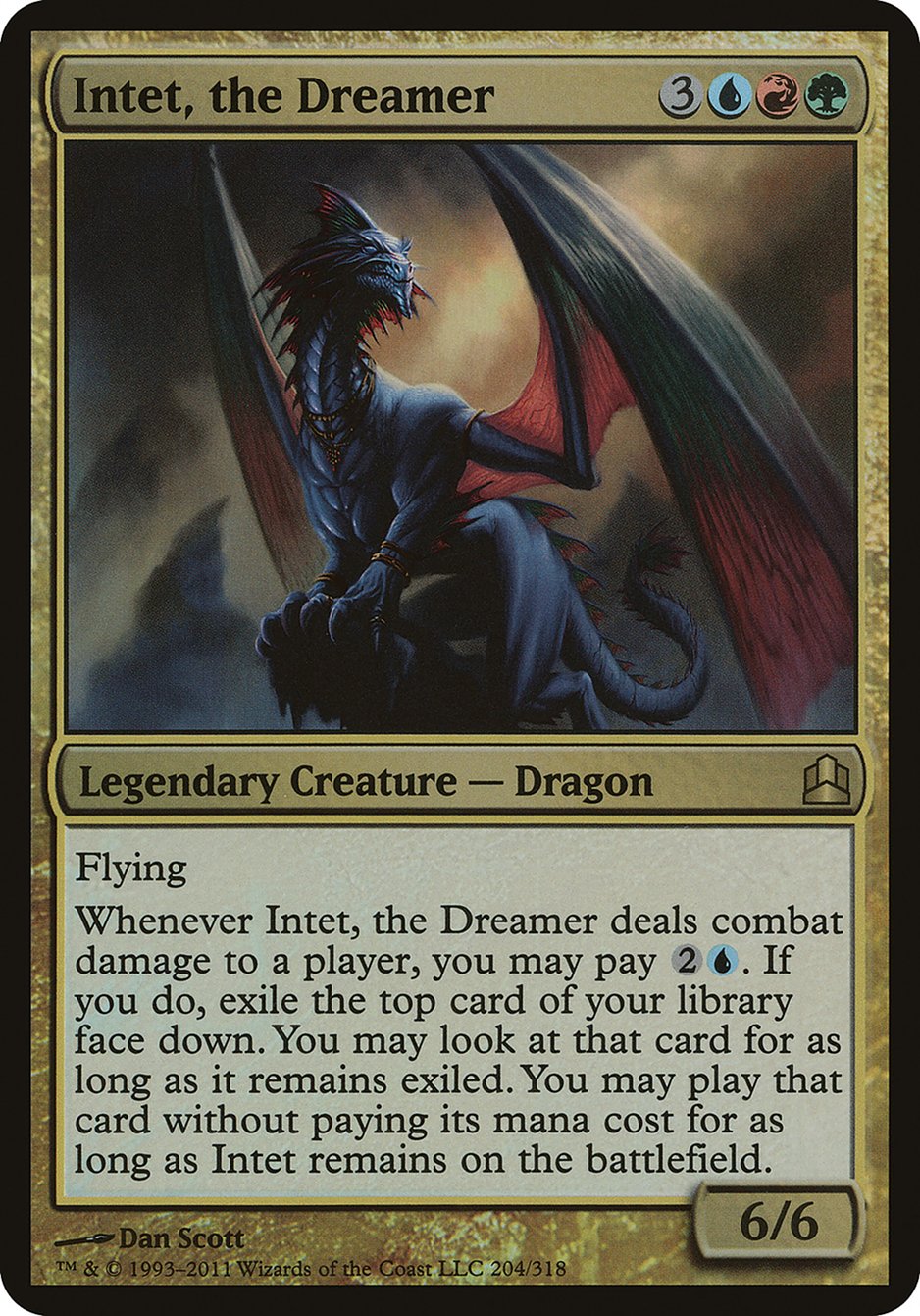 Intet, the Dreamer (Oversized) [Commander 2011 Oversized] | Good Games Adelaide SA