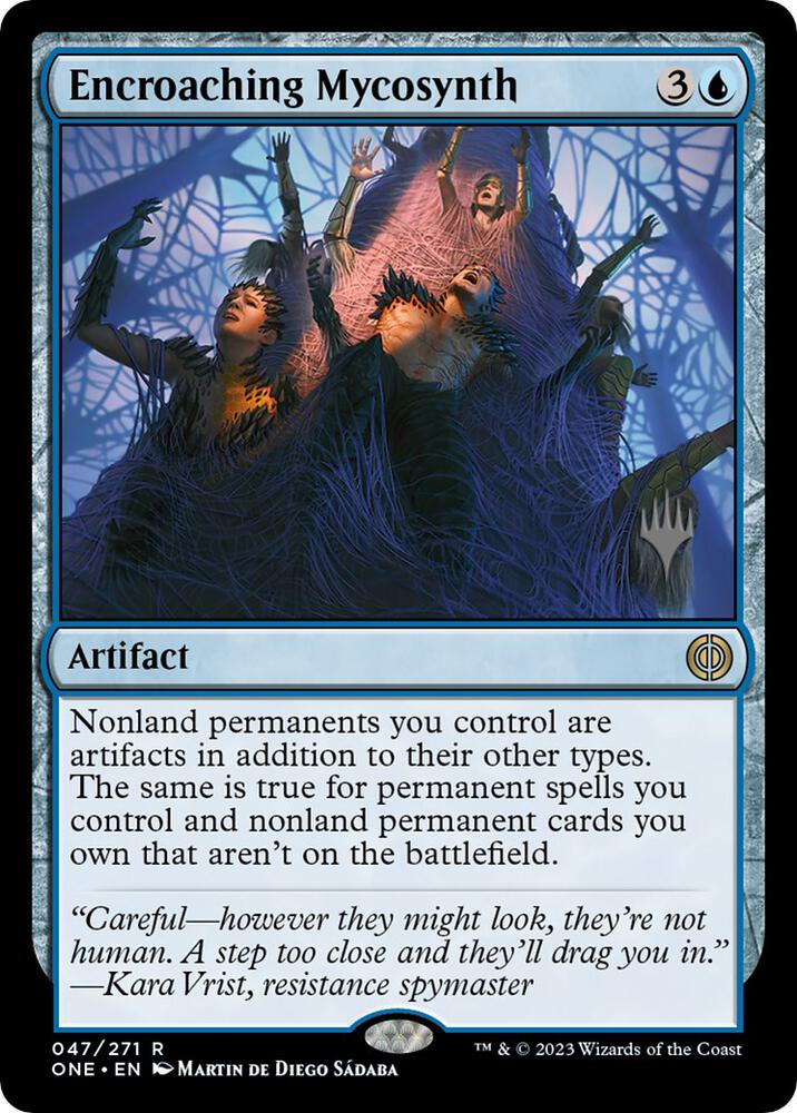 Encroaching Mycosynth 47 (Promo Pack: Phyrexia: All Will Be One)  | Good Games Adelaide SA