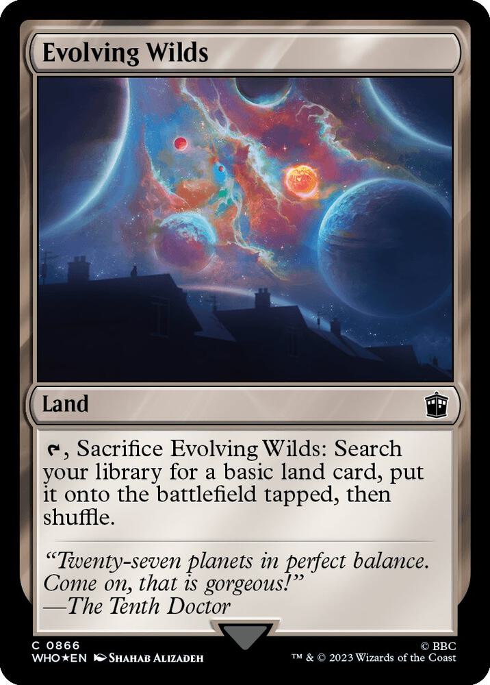 Evolving Wilds 866 (Universes Beyond: Doctor Who)  - Foil | Good Games Adelaide SA