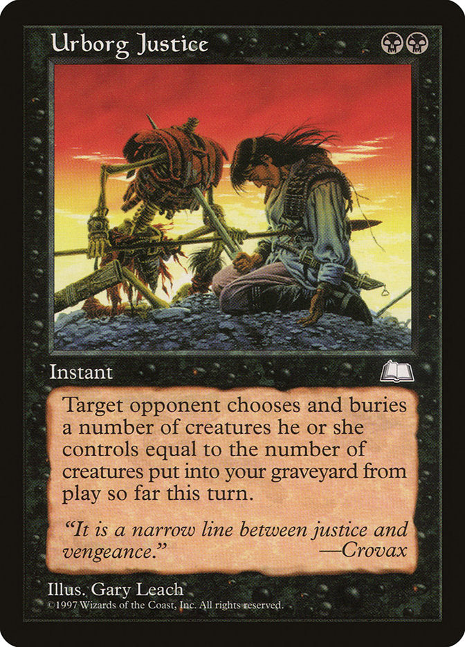 Urborg Justice [Weatherlight] | Good Games Adelaide SA