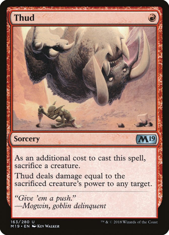 Thud 163 (Core Set 2019)  | Good Games Adelaide SA