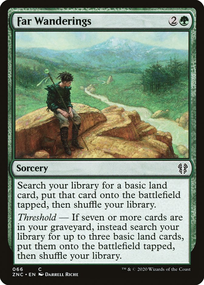 Far Wanderings [Zendikar Rising Commander] | Good Games Adelaide SA