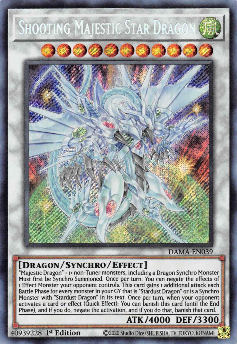 Shooting Majestic Star Dragon [DAMA-EN039] Starlight Rare | Good Games Adelaide SA