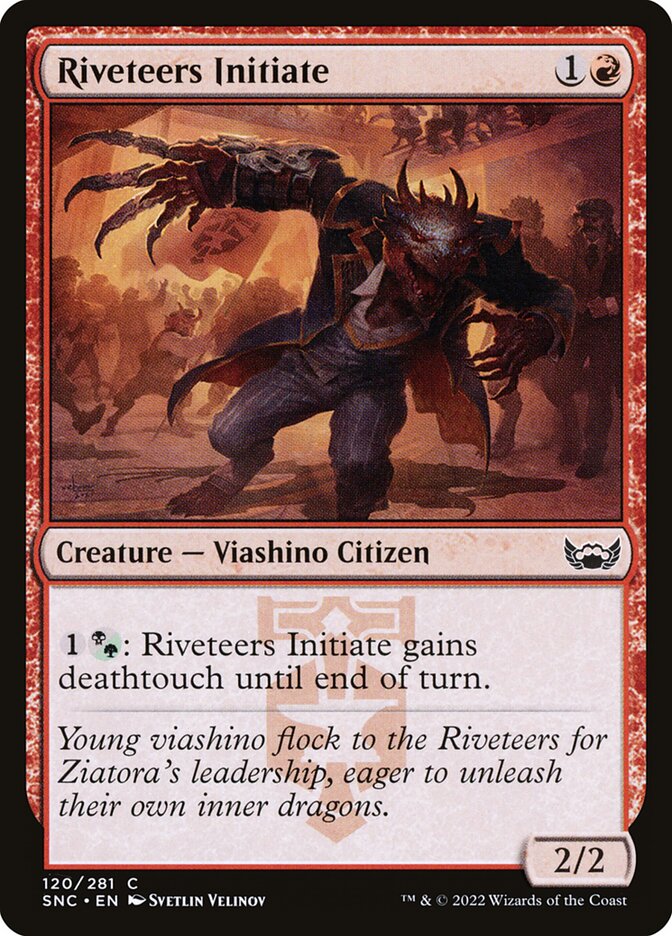 Riveteers Initiate 120 (Streets of New Capenna)  - Foil | Good Games Adelaide SA