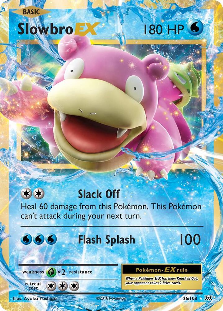 Slowbro EX 26/108 (XY - Evolutions)  - Holofoil | Good Games Adelaide SA