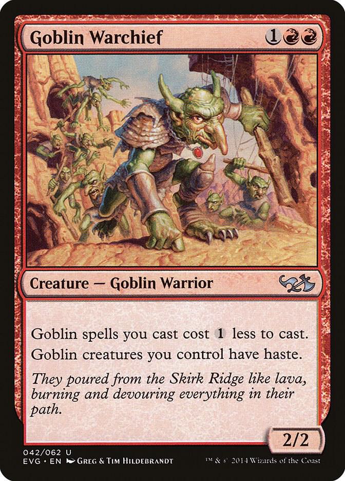 Goblin Warchief 42 (Duel Decks: Anthology)  | Good Games Adelaide SA