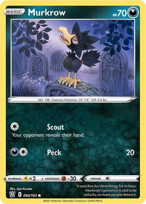 Murkrow 093/163 (SWSH05: Battle Styles)  | Good Games Adelaide SA