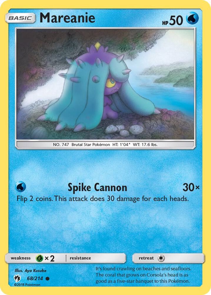 Mareanie 68/214 (SM - Lost Thunder)  | Good Games Adelaide SA
