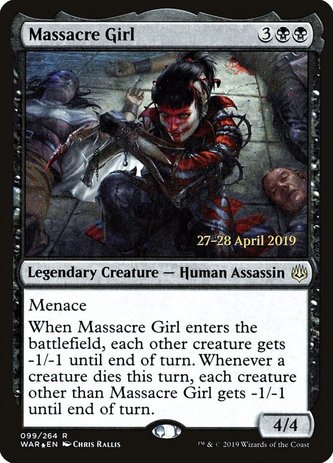 Massacre Girl 99 (Prerelease Cards)  - Foil | Good Games Adelaide SA