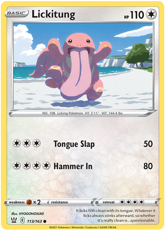 Lickitung (113/163) [Sword & Shield: Battle Styles] | Good Games Adelaide SA