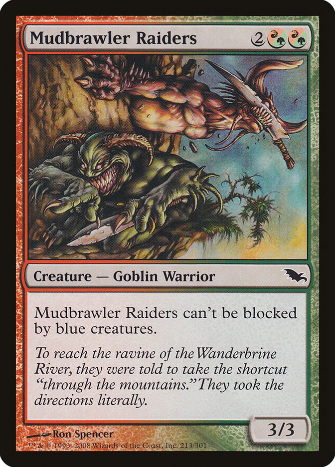 Mudbrawler Raiders 213 (Shadowmoor)  - Foil | Good Games Adelaide SA