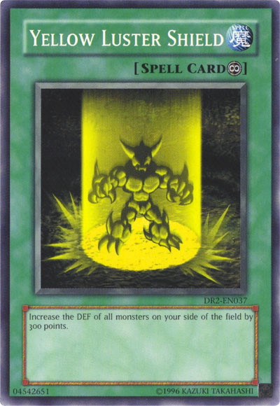 Yellow Luster Shield [DR2-EN037] Common | Good Games Adelaide SA